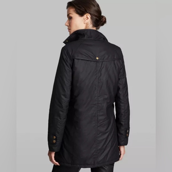 Barbour Squire Waxed Jacket with Quilted Lining - Picture 3 of 11